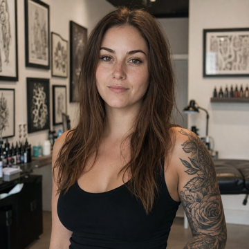 Tattoo Artist assistant card in ChatUp